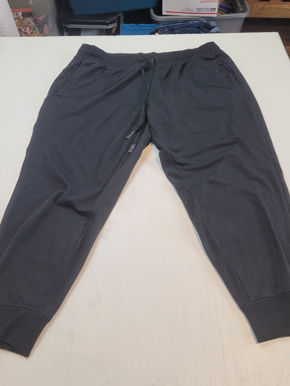 Athletic Works Black Women's Jogger Track Pants